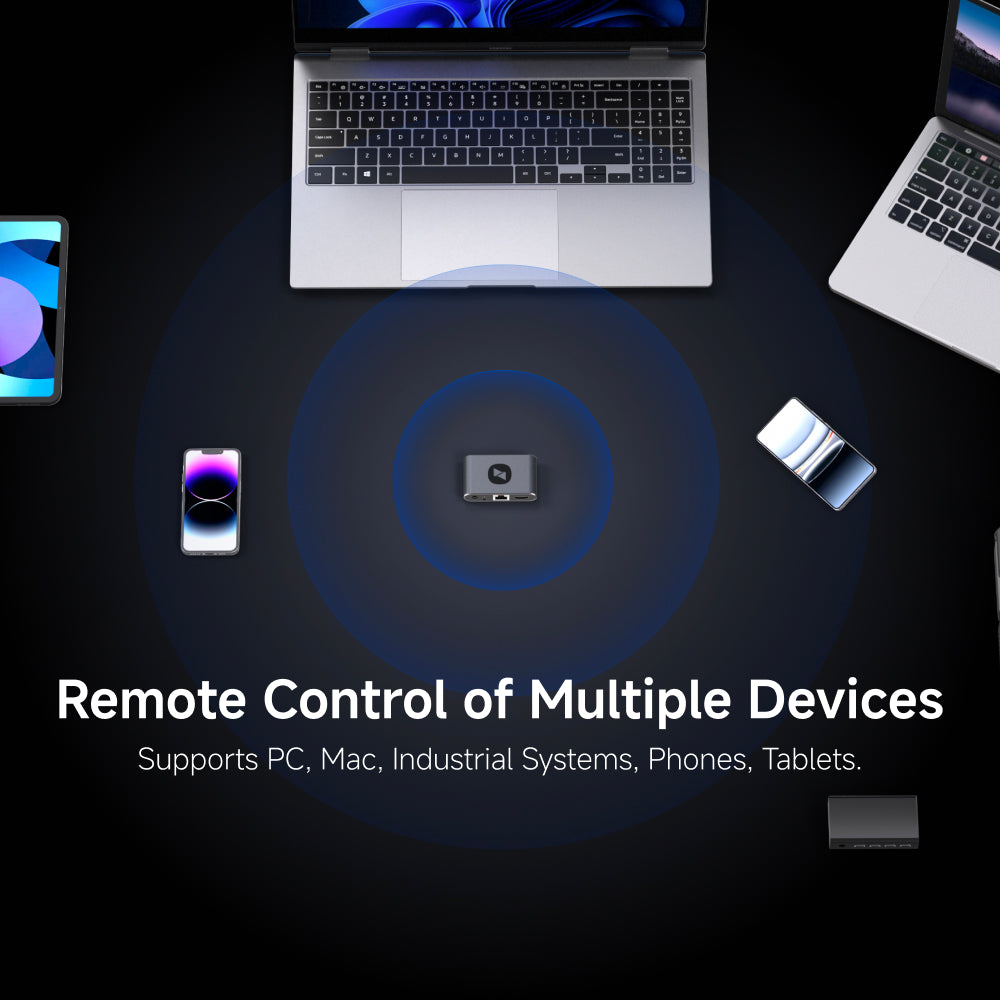 AweSun Cloud KVM Q1, Secure Offline Remote Access, PC & Phone Supported, Cloud Management, BIOS & SSH Control, KVM Switches for Home Offices Data Center