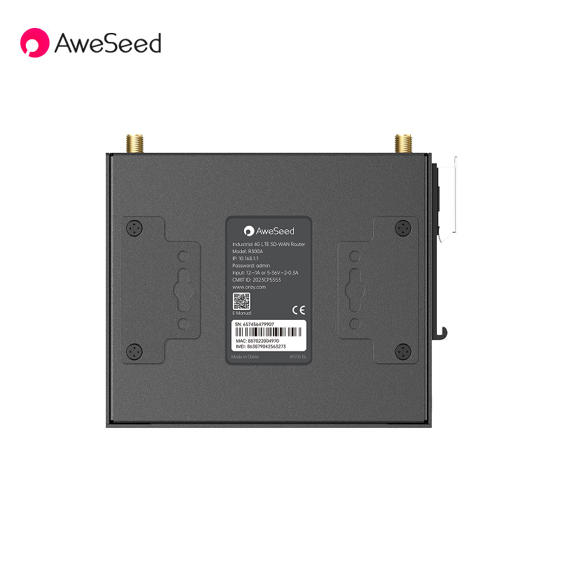 AweSeed R300A Industrial Router 4G LTE Router Broadband Wireless WIFI Supports SIM Card wifi Router Network SD-WAN NAT Traversal